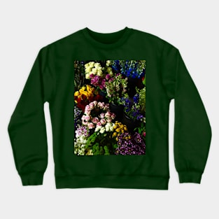 Flowers, flowers, flowers!! Crewneck Sweatshirt